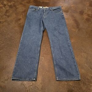 Levi's 505 Straight Fit Blue Wash Jeans NWT Size 38x30